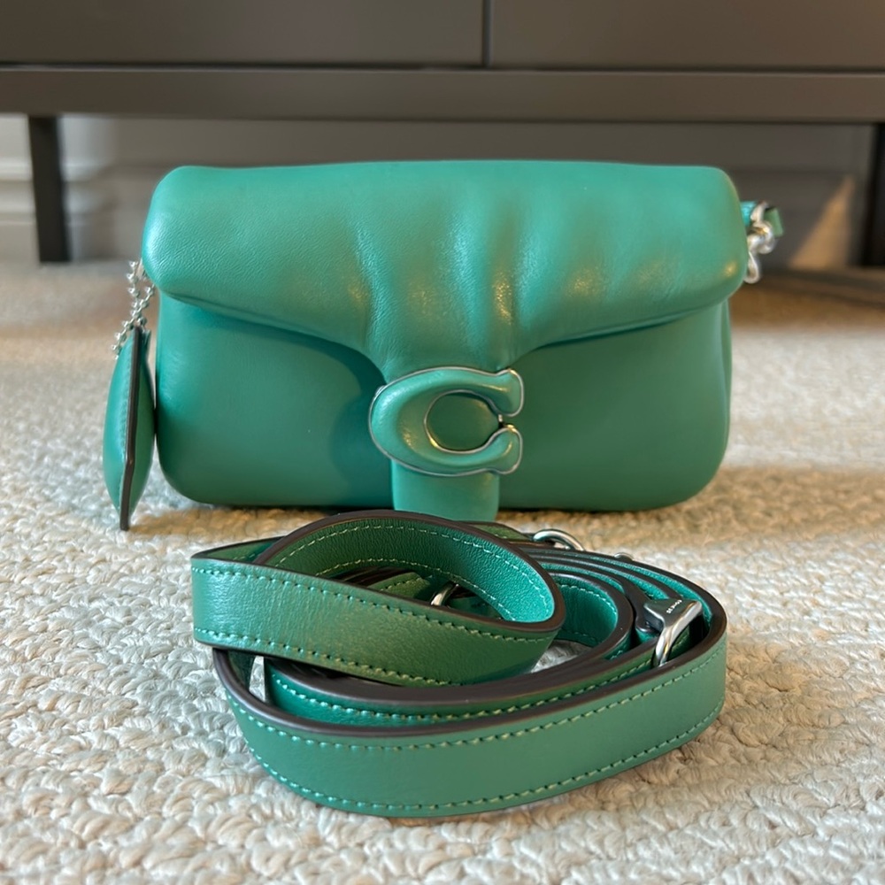 Coach Teal Pillow Tabby Bag